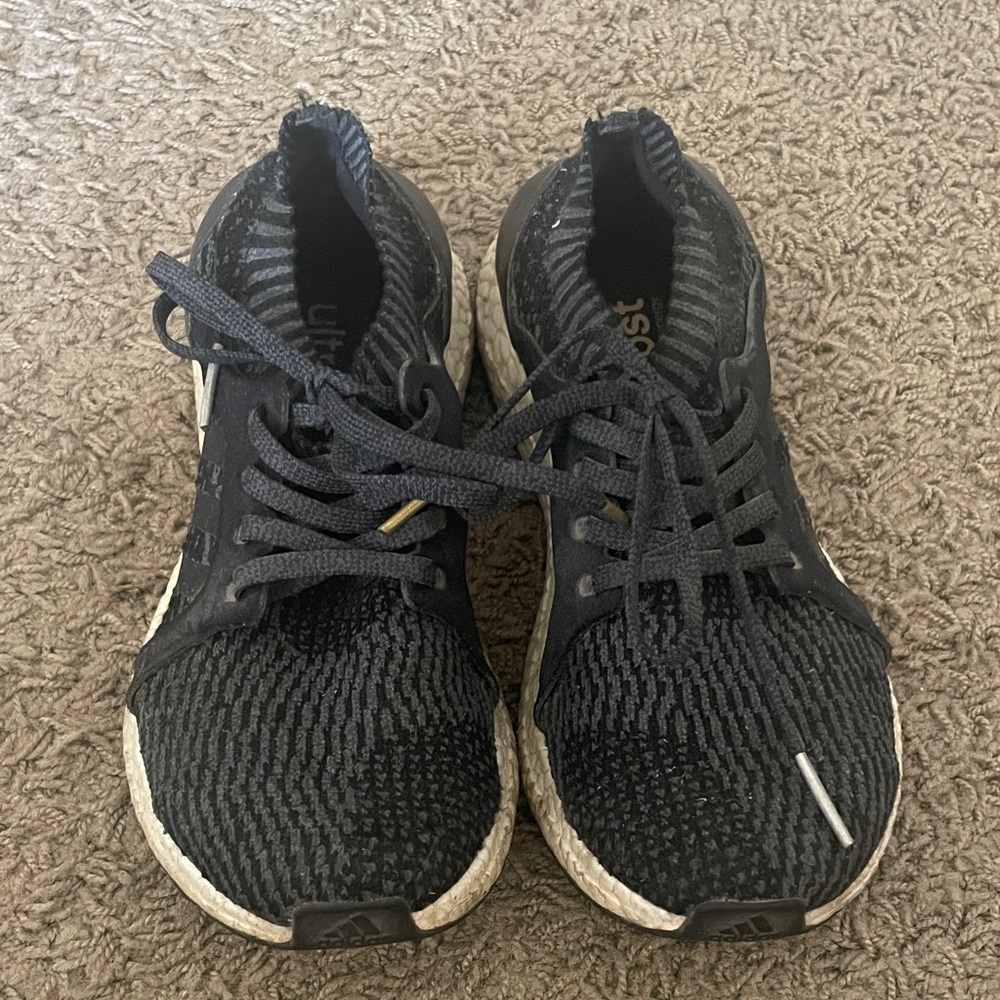 Adidas Black Knit Ultra Boost Shoes